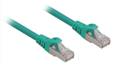 Juhe Sharkoon RJ45 CAT.6a SFTP LSOH Network Cable 0.5m HalogenFree Green