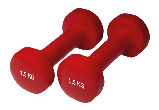 Гантеля Yate Neoprene, 1.5 кг x 2 шт.
