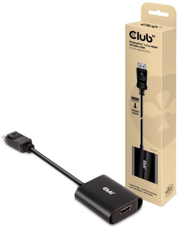 club 3d hdmi to display port