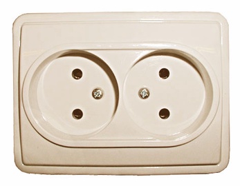 Kontaktdakšiņu savienotājs Vilma Electric ST150 RP16-020V Socket Sandy Brown