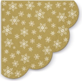 Paw Decor Collection Stars Eveywhere Napkins Gold D32cm