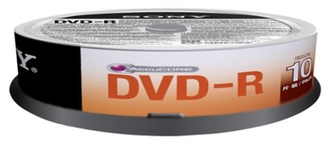 Sony DVD-R 4.7GB 16x 10 pcs
