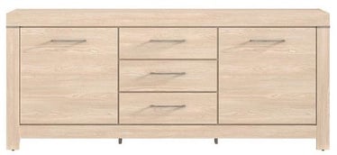 Black Red White Chest Of Drawers Gent 85x200x45cm Oak