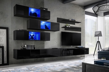 ASM Fly K3 Living Room Wall Unit Set Black