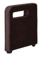 Bodzio Karmona/Lazur Velour Right Narrow Armrest Brown