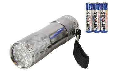 Taskulamp Arcas 9 LED +3xAAA patareid