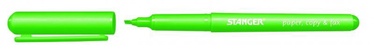 Stanger Highlighter Pen 1-3mm 10pcs Green 180006900