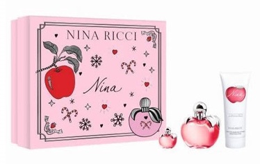 Набор для женщин Nina Ricci Nina 50 ml EDT + 75 ml Body Lotion + 4 ml EDT