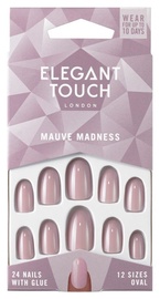 Pielīmējamie nagi Elegant Touch London Mauve madness, 24 gab.