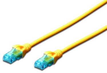 Digitus CAT 5e UTP Patch Cable Yellow 0.25m