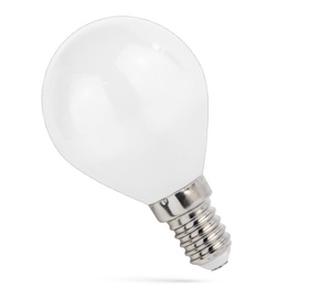 Лампочка Spectrum LED, P45, теплый белый, E14, 4 Вт, 400 лм