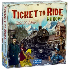 Настольная игра Kadabra Ticket to Ride Europe 7202, LT LV EE