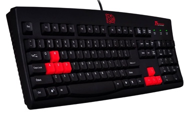 Klaviatuur Thermaltake eSPORTS Amaru EN, must/punane