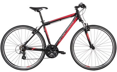 Dviratis Kross Evado 1.0 XL 28" Black Red Matte 17