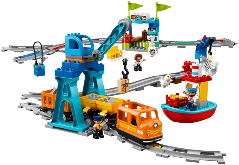 Konstruktors LEGO Duplo Kravas vilciens 10875, 105 gab.