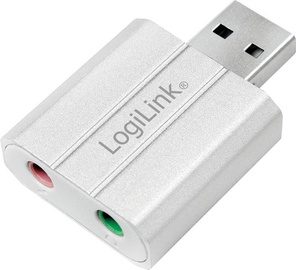 LogiLink USB Audio Adapter Silver UA0298
