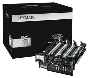 Tonera kasete Lexmark 700P, zila/melna/dzeltena/violeta
