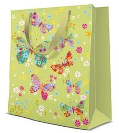 Paw Decor Collection Gift Bag Butterflies Around 17x6x17cm