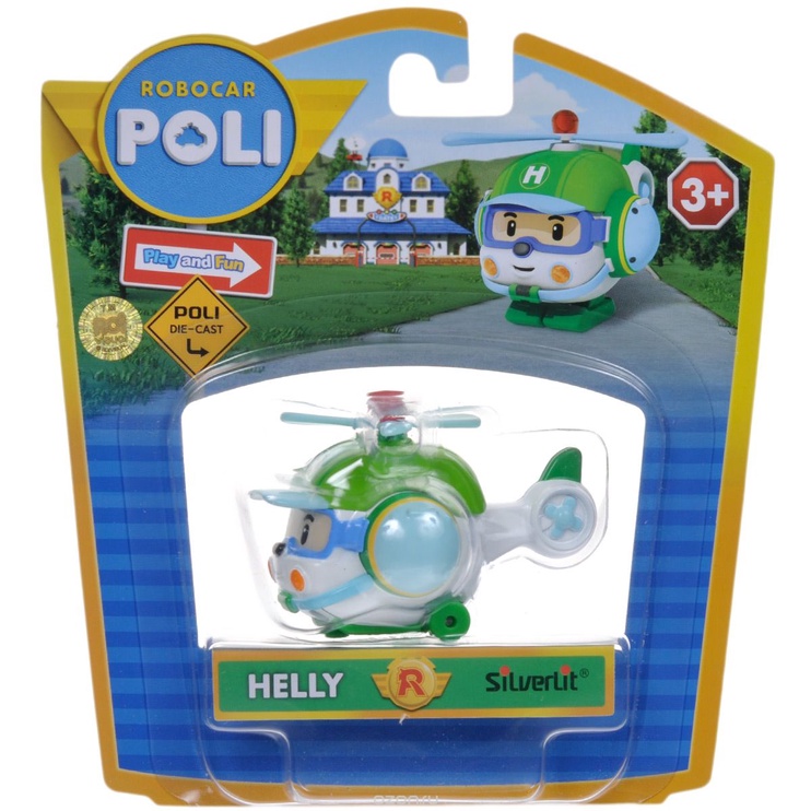 Žaislinis lėktuvas Silverlit Robocar Poli Helly 83160 83160, žalia