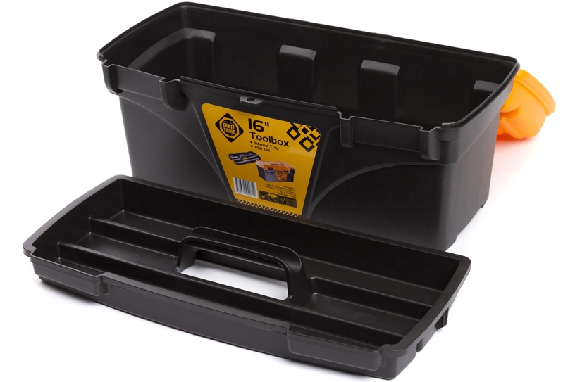 Коробка Forte Tools CS-16 Toolbox 410x209x195mm Black/Yellow