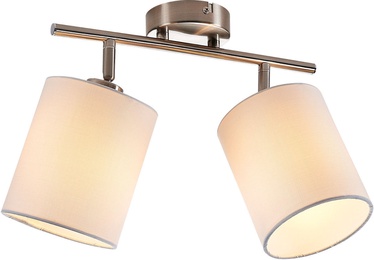 Nino Rondo Spotlight Ceiling Lamp 2x40W E14 Nickel