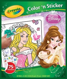 Crayola Disney Princess Colour & Sticker Book