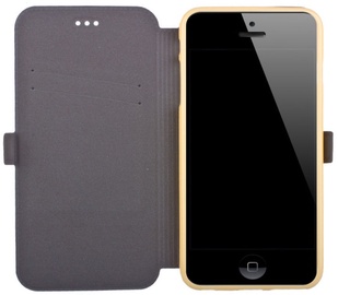 Telone Super Slim Shine Book Case Samsung i9080/i9060 Galaxy Grand Neo Gold