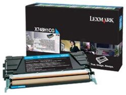 Lazerinio spausdintuvo kasetė Lexmark X748H3CG CYAN
