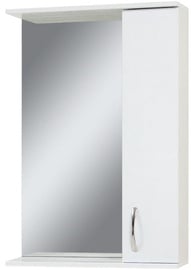 Шкаф для ванной Sanservis ZL 55 with mirror, белый, 17 x 56 см x 83.6 см