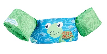 Gelbėjimo liemenė Sevylor Puddle Jumper Turtle, mėlyna/žalia, 15 - 30 kg