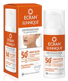 Kremas nuo saulės Ecran Sunnique SPF50, 50 ml