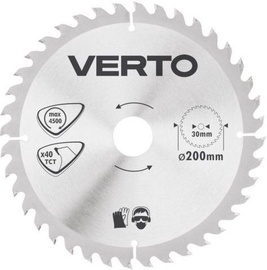 Verto Circular Saw Blade 200x30mm 40T