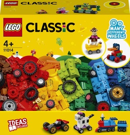 Конструктор LEGO Classic Кубики и колёса 11014, 653 шт.