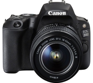 Canon EOS 200D + EF-S 18-55mm f/3.5-5.6 IS STM Black