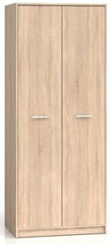 Black Red White Nepo Plus Hallway Wardrobe Sonoma Oak