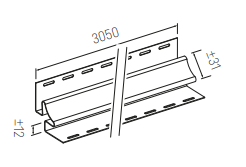 Apdares lente Vox SV-13, pelēka, 3050 mmx31 mm