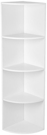 Songmics Book Shelf White 30x30x129.5cm