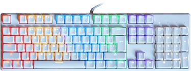 Klaviatūra Motospeed CK107 Mechanical Gaming Keyboard White US Blue Switch