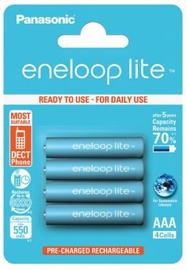 Uzlādējamais elements Panasonic Battery 555mAh AAA x 4