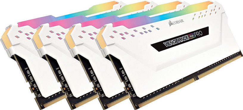 Operatyvioji atmintis (RAM) Corsair Vengeance RGB Pro White, DDR4, 32 GB, 2666 MHz