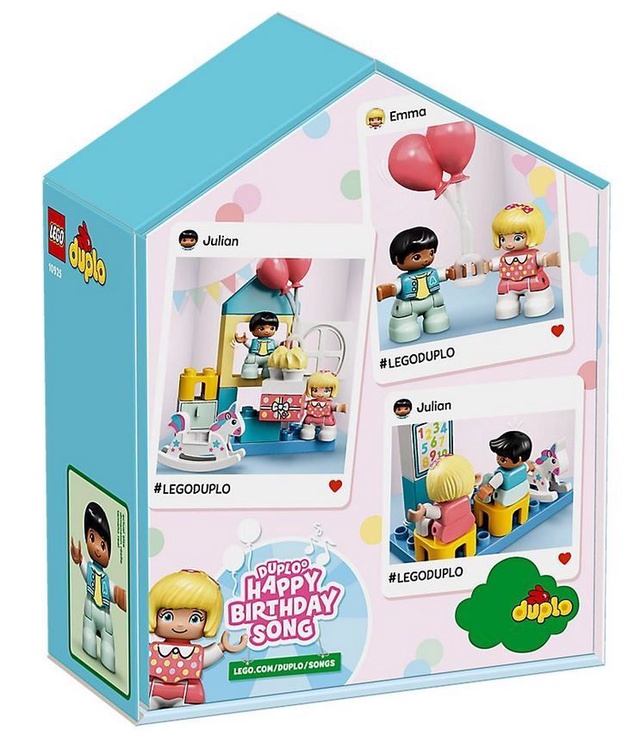 Конструктор LEGO Duplo Игровая комната 10925, 17 шт.
