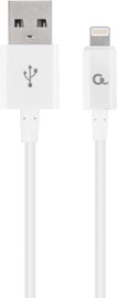 Juhe Gembird USB To Lightning USB 2.0, Apple Lightning, 1 m, valge