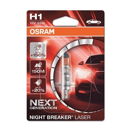 Автомобильная лампочка Osram Night Breaker Laser H1 55W 12V