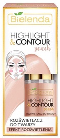 Bielenda Highlight & Contour Face Brightener 15ml Peach - Peach
