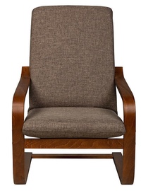 Fotelis Black Red White Ania Brown, 67x74x100 cm
