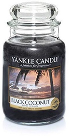 Ароматическая свеча Yankee Candle Classic Large Jar Black Coconut, 623 г