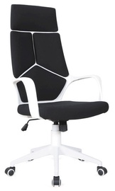 Biroja krēsls Signal Meble Rotary Q-199 Black White
