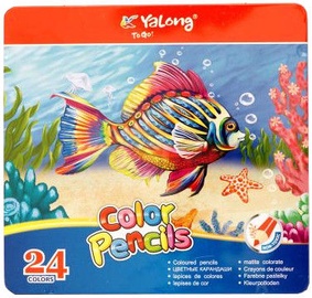 Avatar Pencils 24PCS Colourful Yalong In Metal Box