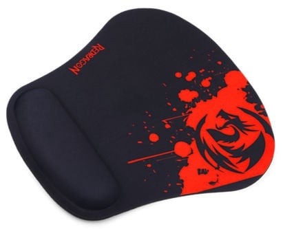 gaming mouse pad red and black