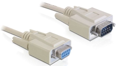 Delock Cable RS-232 SUB-D / RS-232 SUB-D Beige 3m
